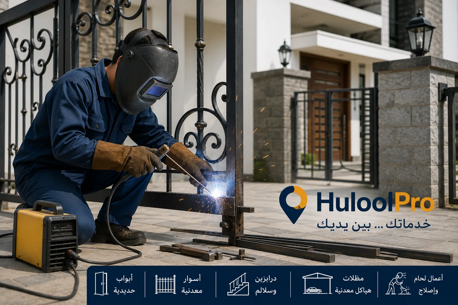 خدمات الحدادة والأعمال المعدنية: دليل شامل لاختيار حداد محترف وضمان جودة التنفيذ - حلول برو