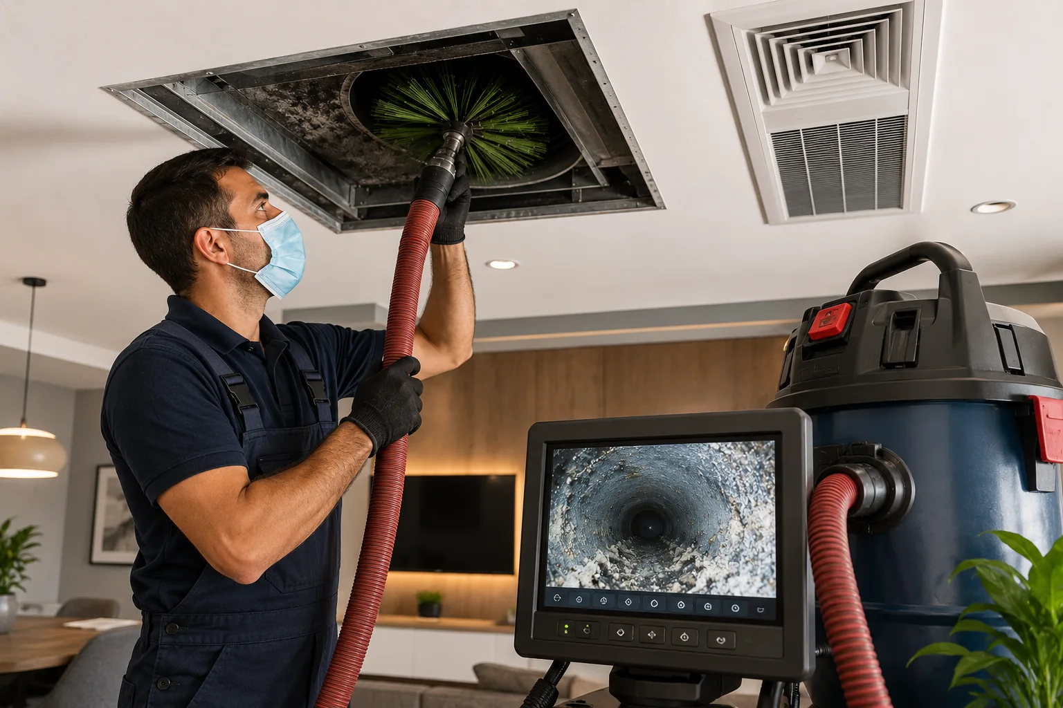 تنظيف مجاري الهواء (Duct Cleaning): لماذا تؤثر نظافة قنوات التكييف في جودة الهواء وصحة المبنى؟ - مقالات حلول برو