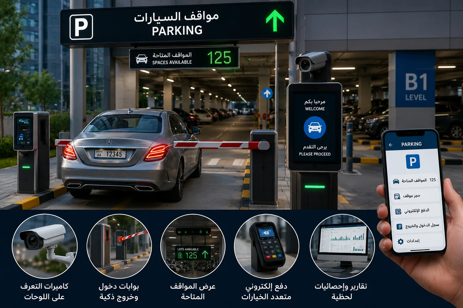 أنظمة إدارة مواقف السيارات الذكية: كيف تساعد التكنولوجيا في تنظيم المواقف وتحسين تجربة المستخدم؟ - مقالات حلول برو